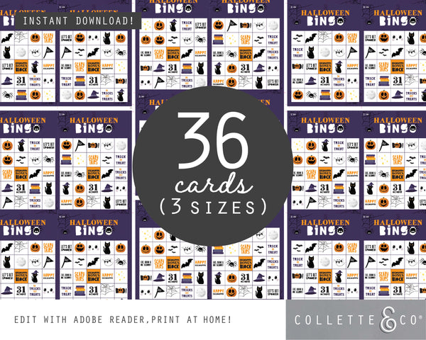 Halloween Printable Bingo