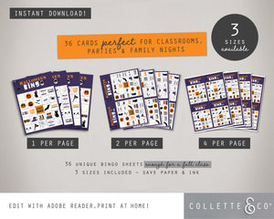 Halloween Printable Bingo
