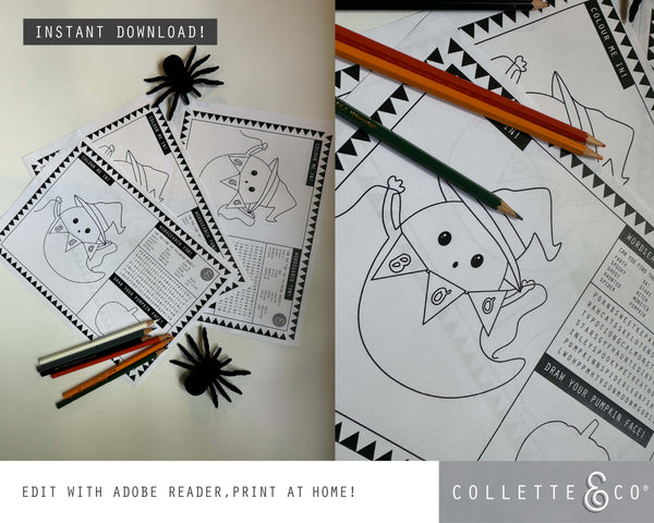 Halloween Printable Activity Sheet