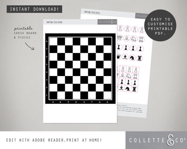 Chess Party Printable Activities
