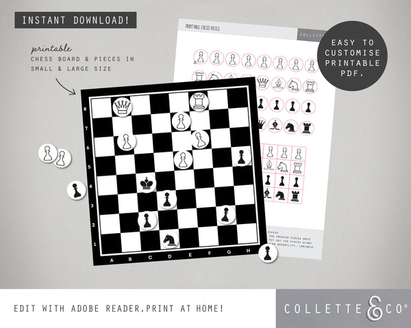 Chess Party Printable Activities