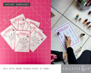 Pamper Party Printable Activities