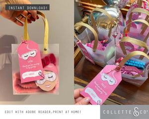 Pamper Party Printable Favour Pack