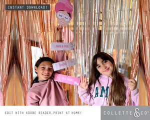 Pamper Party Printable Room Sign