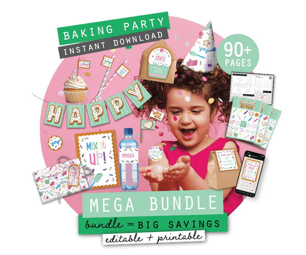 Baking Party Pack Printables