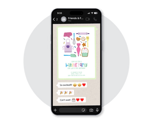 Baking Digital Party Invitation