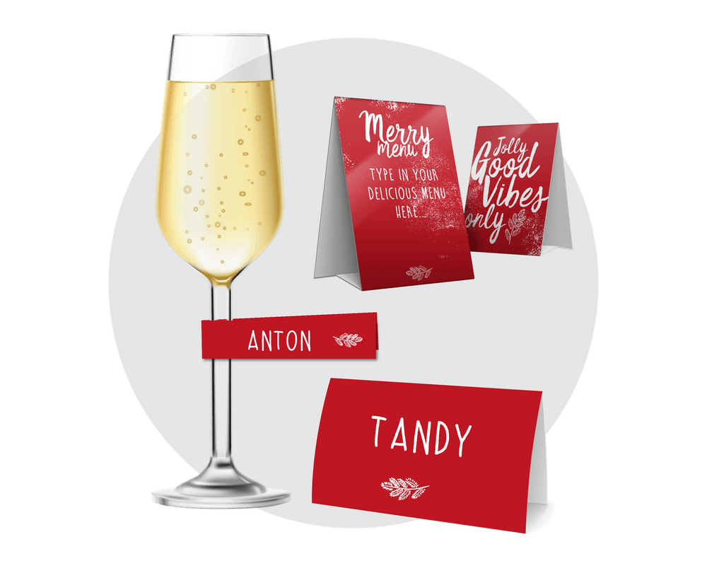 Christmas Dinner Party Printables