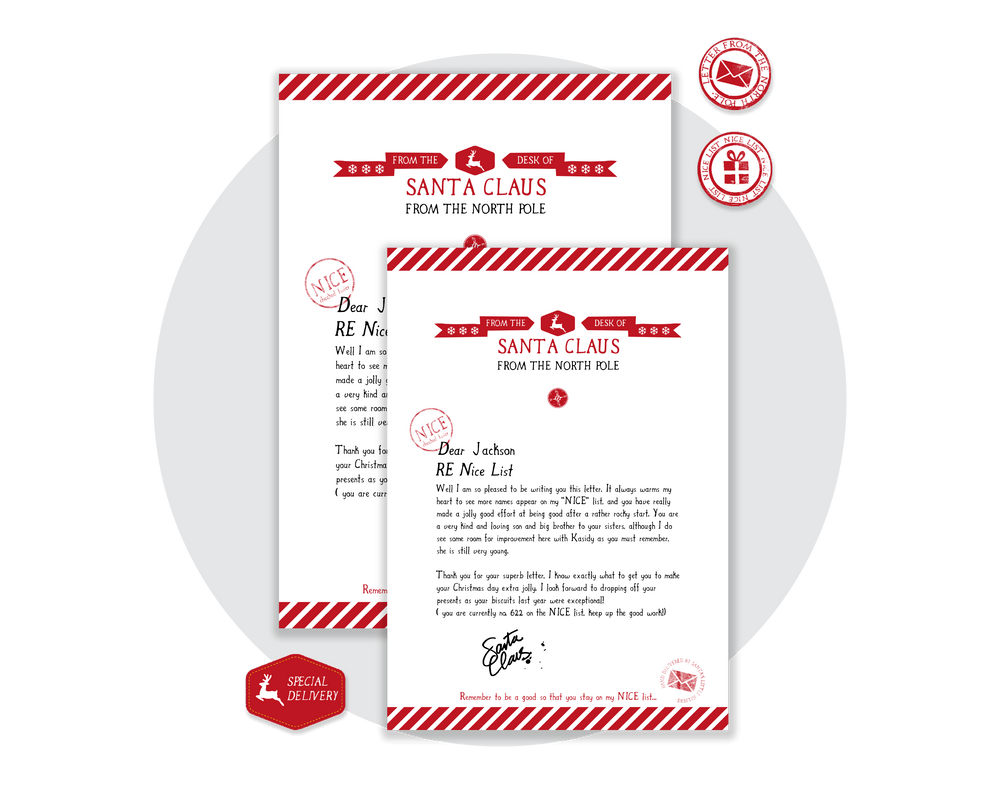 Christmas Printable Letter from Santa