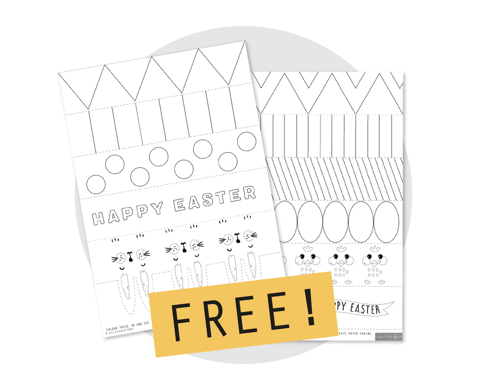 FREE Easter Printable Paper Chains Activity
