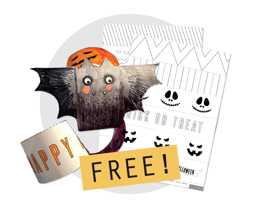 FREE Halloween Printable Paper Chains