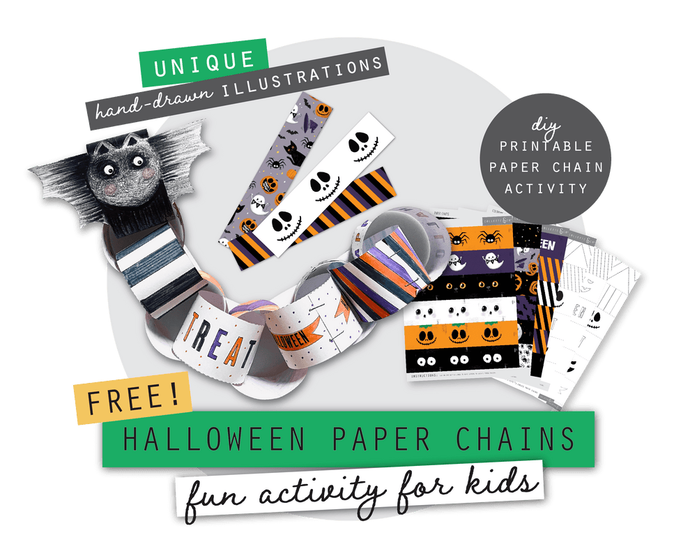 FREE Halloween Printable Paper Chains