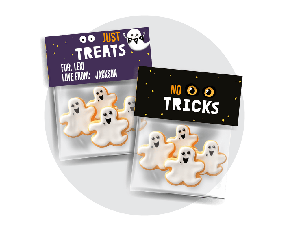 Halloween Printable Favour Labels