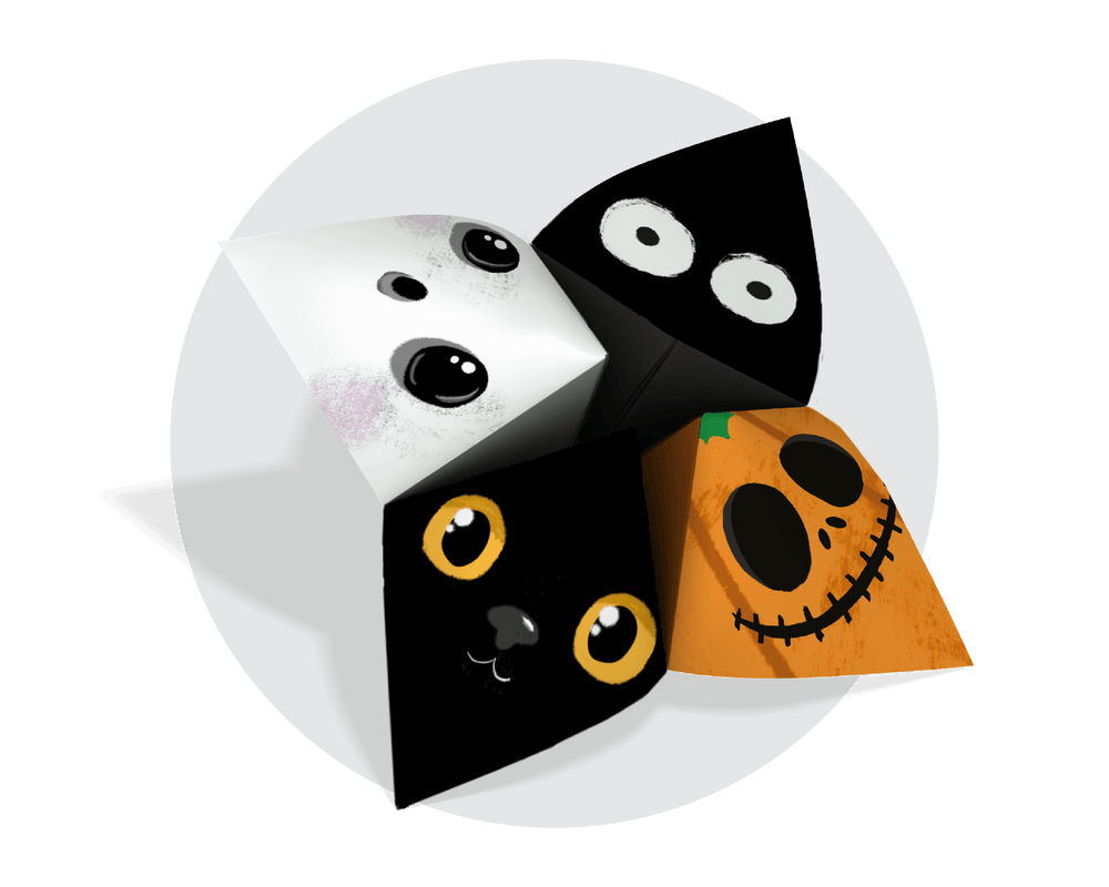 Halloween Printable Truth or Dare Fortune Teller