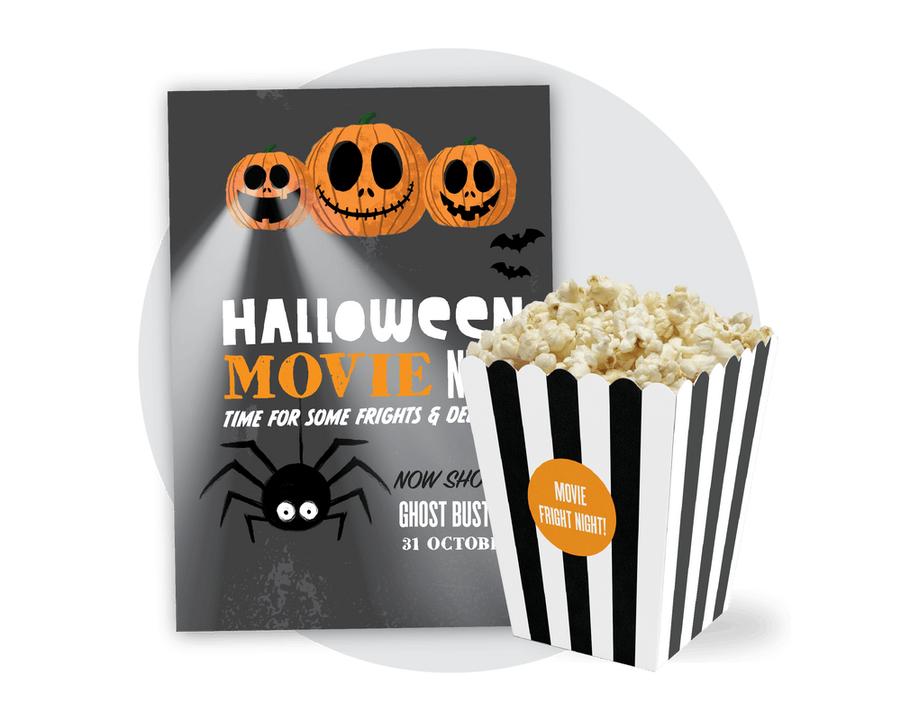 Halloween Printable Movie Night Pack