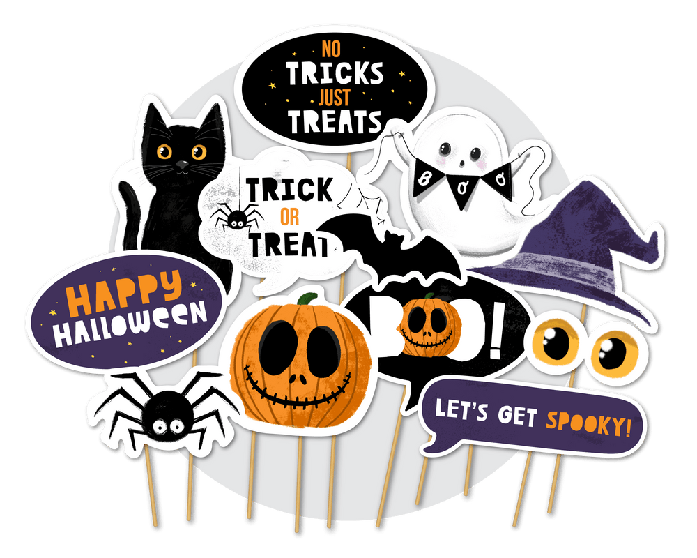 Halloween Printable Photo Booth Signs