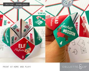 Printable Christmas Kindness Fortune Teller