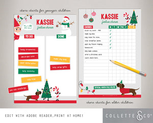 Printable Christmas Chore Chart