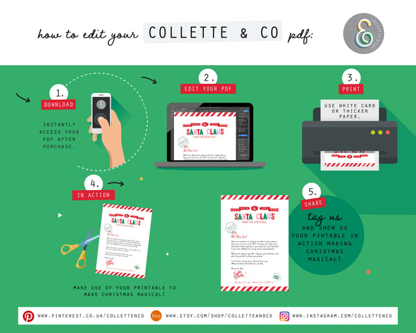 Printable Christmas Letter from Santa