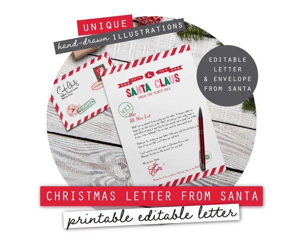 Printable Christmas Letter from Santa