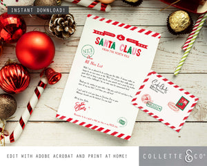 Printable Christmas Letter from Santa