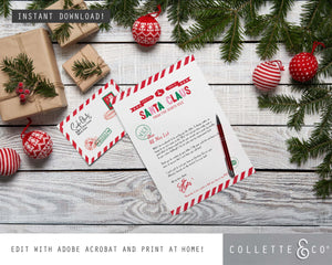Printable Christmas Letter from Santa