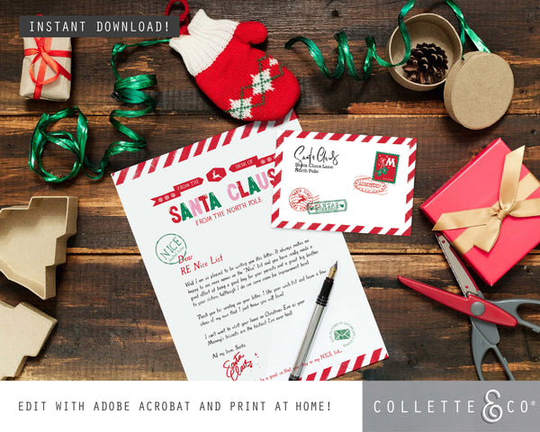 Printable Christmas Letter from Santa