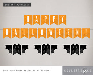 Halloween Printable Bunting