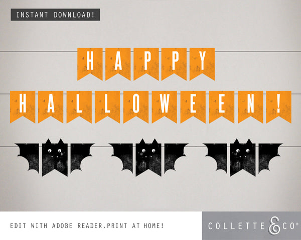 Halloween Printable Bunting
