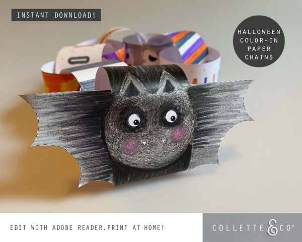 FREE Halloween Printable Paper Chains