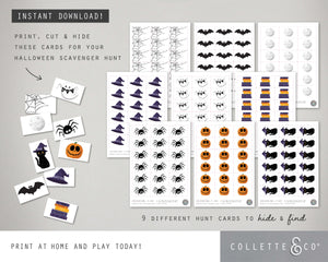 Halloween Printable Scavenger Hunt