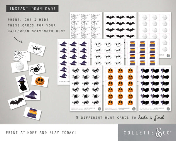 Halloween Printable Scavenger Hunt