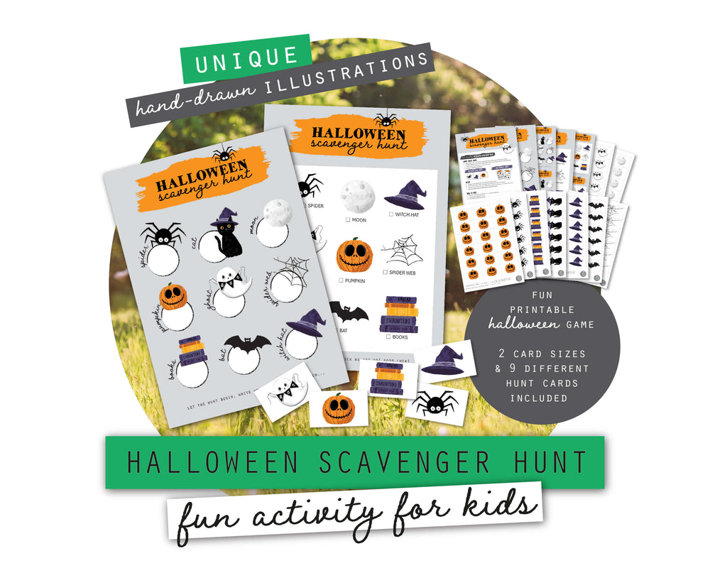 Halloween Printable Scavenger Hunt