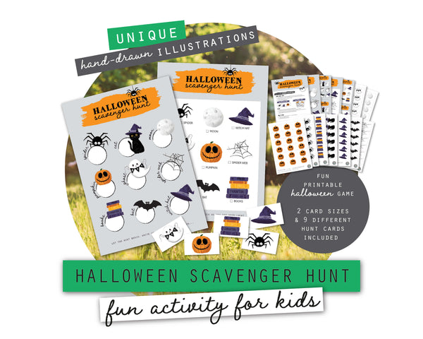 Halloween Printable Scavenger Hunt