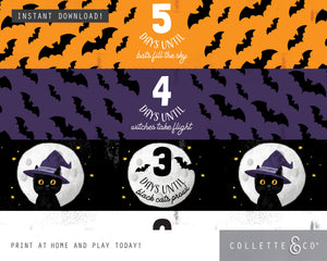 Halloween Countdown Printable Paper Chains