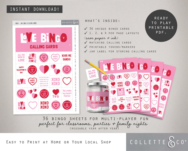 Valentine’s Bingo