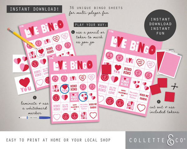 Valentine’s Bingo