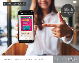 Trolls Party Digital Invitation