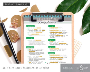 FREE Printable Party Planner