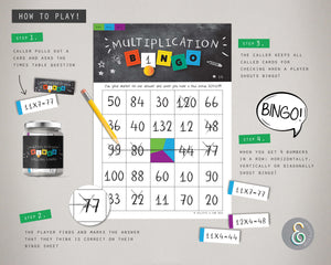 Multiplication & Division Printable Bingo BUNDLE