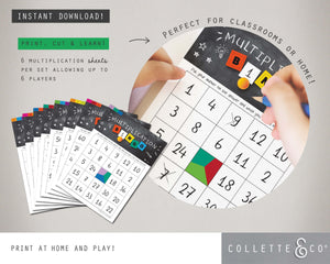 Multiplication Printable Bingo