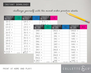 Multiplication & Division Printable Practice Sheets BUNDLE