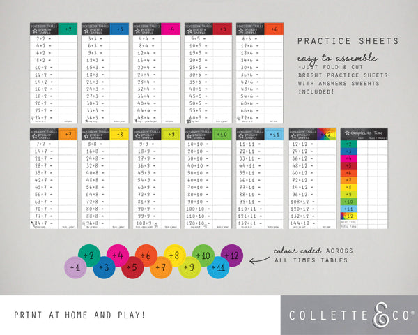 Division Printable Practice Sheets