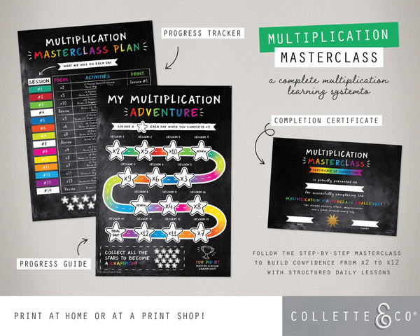Multiplication Masterclass Printable Bundle