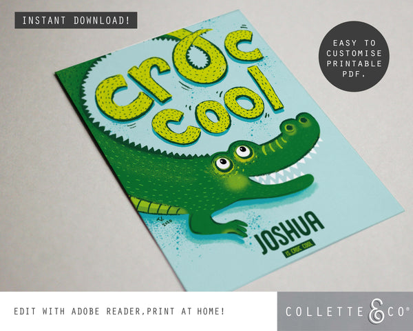Croc Cool Wall Art 03