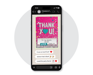 Trolls Party Digital Thank You Card