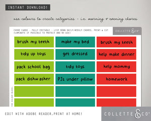 Dinosaur Kids Chore Chart 05