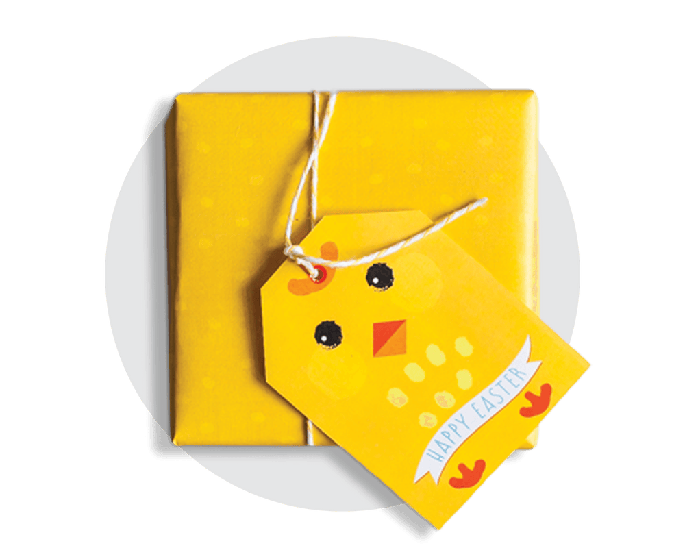 Easter Gift Wrap Little Chick