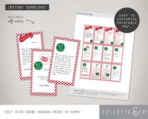 Elf on the Shelf Letter Notes