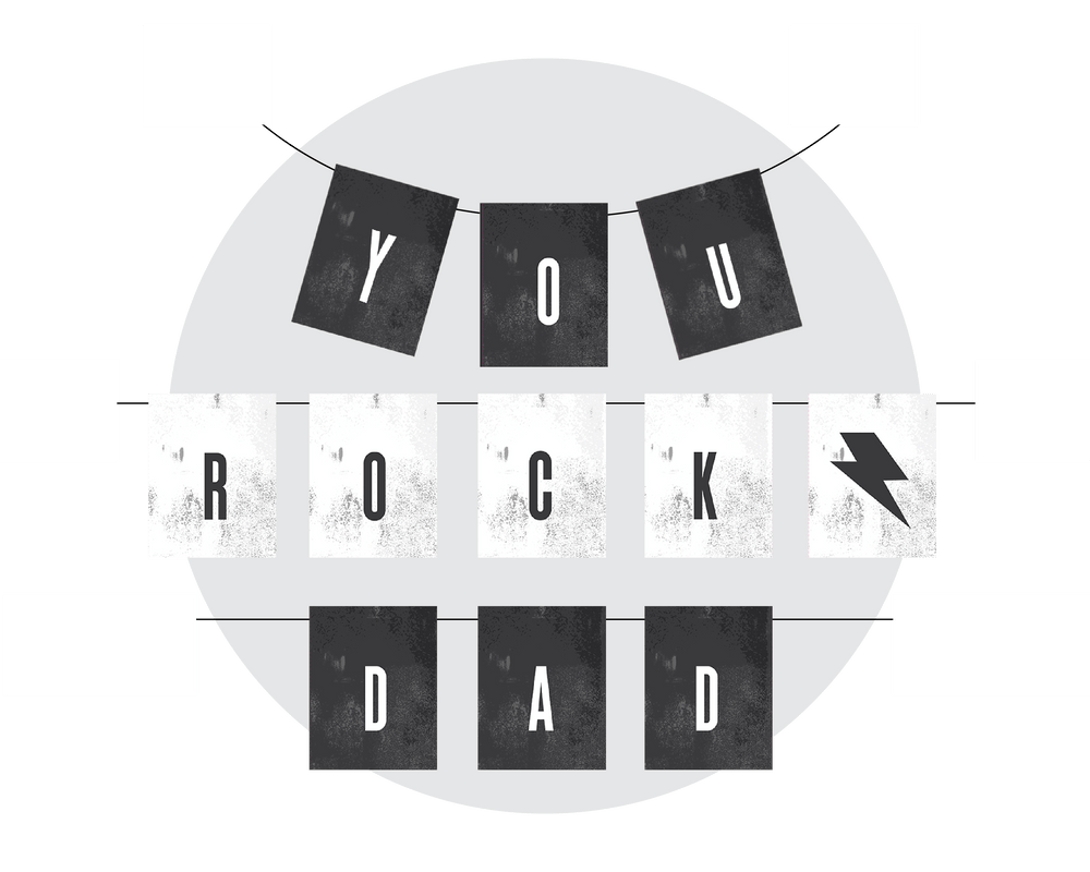 Father's Day Printable Bunting