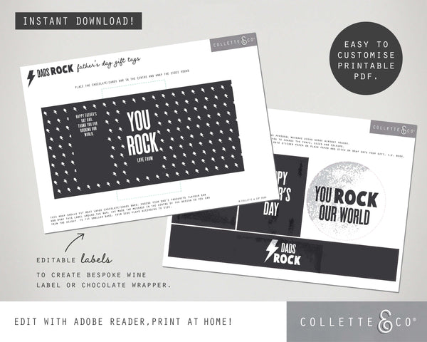 Father's Day Printable Labels 02